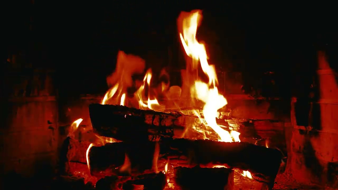 1 Hour Cozy Fireplace Ambience 🔥 | Crackling Fire Sounds for Relaxation & Study
