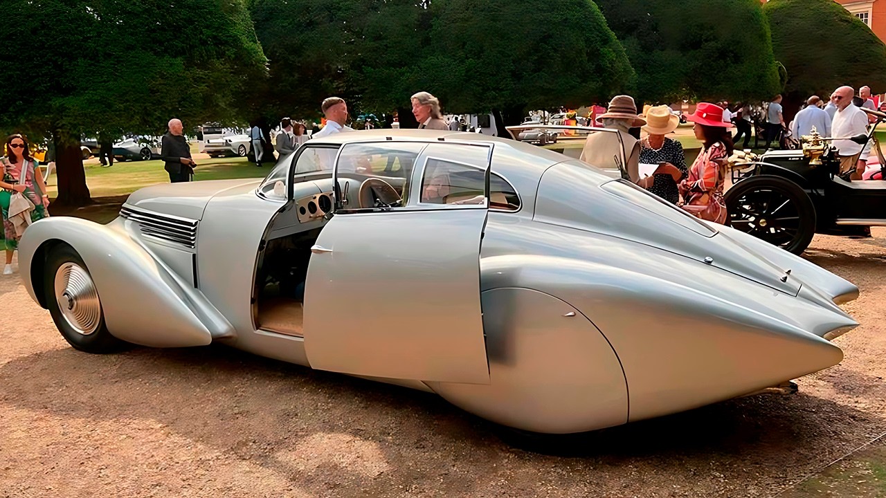 1938 Hispano-Suiza H6B Dubonnet Xenia: The French Spaceship with Pantograph Doors