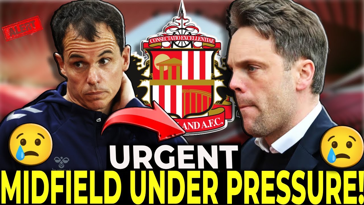 🚨 SUNDERLAND’S MIDFIELD FACES A TEST AS BIDS CIRCLE! SUNDERLAND AFC LATEST NEWS!