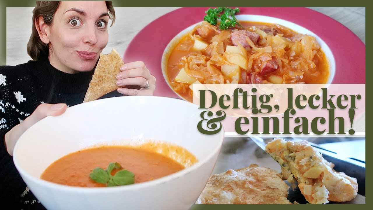 3 Winter Rezepte | Deftig, herzhaft & super einfach