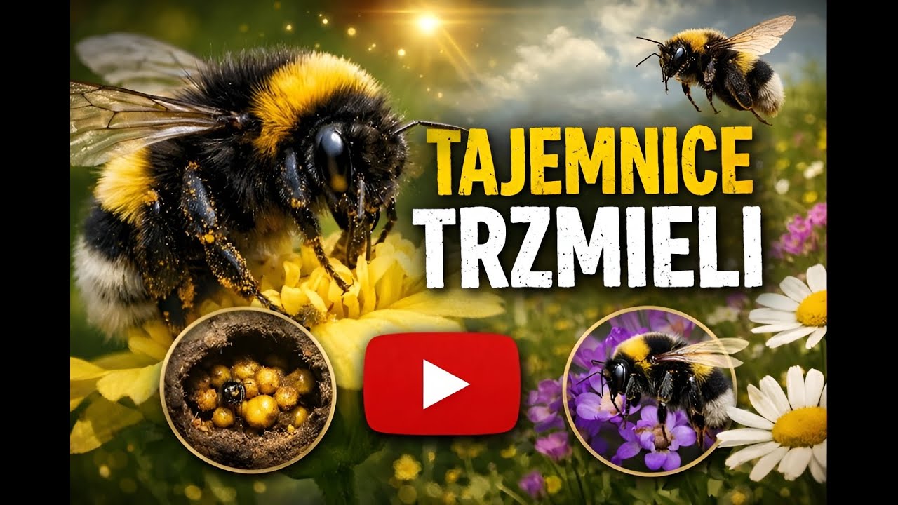 Tajemnice trzmieli. Owady, kt&oacute;re potrafią więcej niż pszczoły !