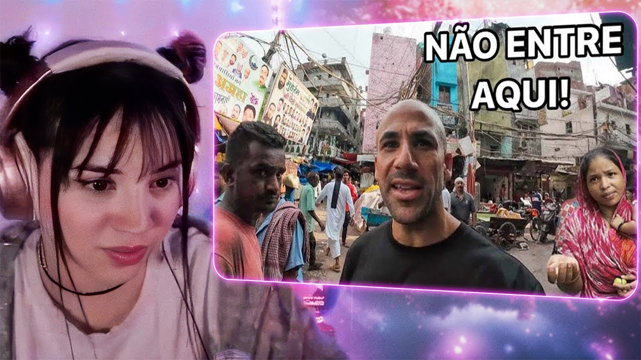 DENTRO DE UMA FAVELA NA INDIA, NOVA DELHI 🇮🇳 | REACT!!!