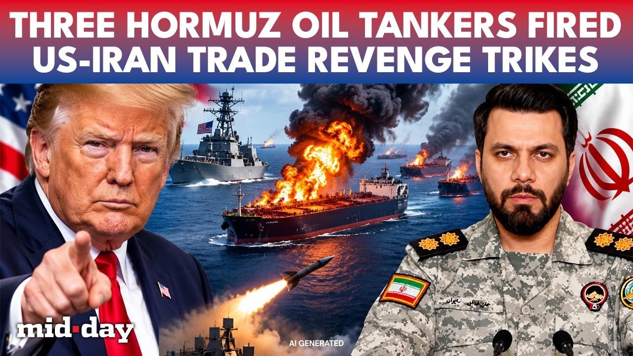 TRUMP HITS Iran HARD As US Strikes 3 Iranian Oil Tankers After Attack on Navy Ships