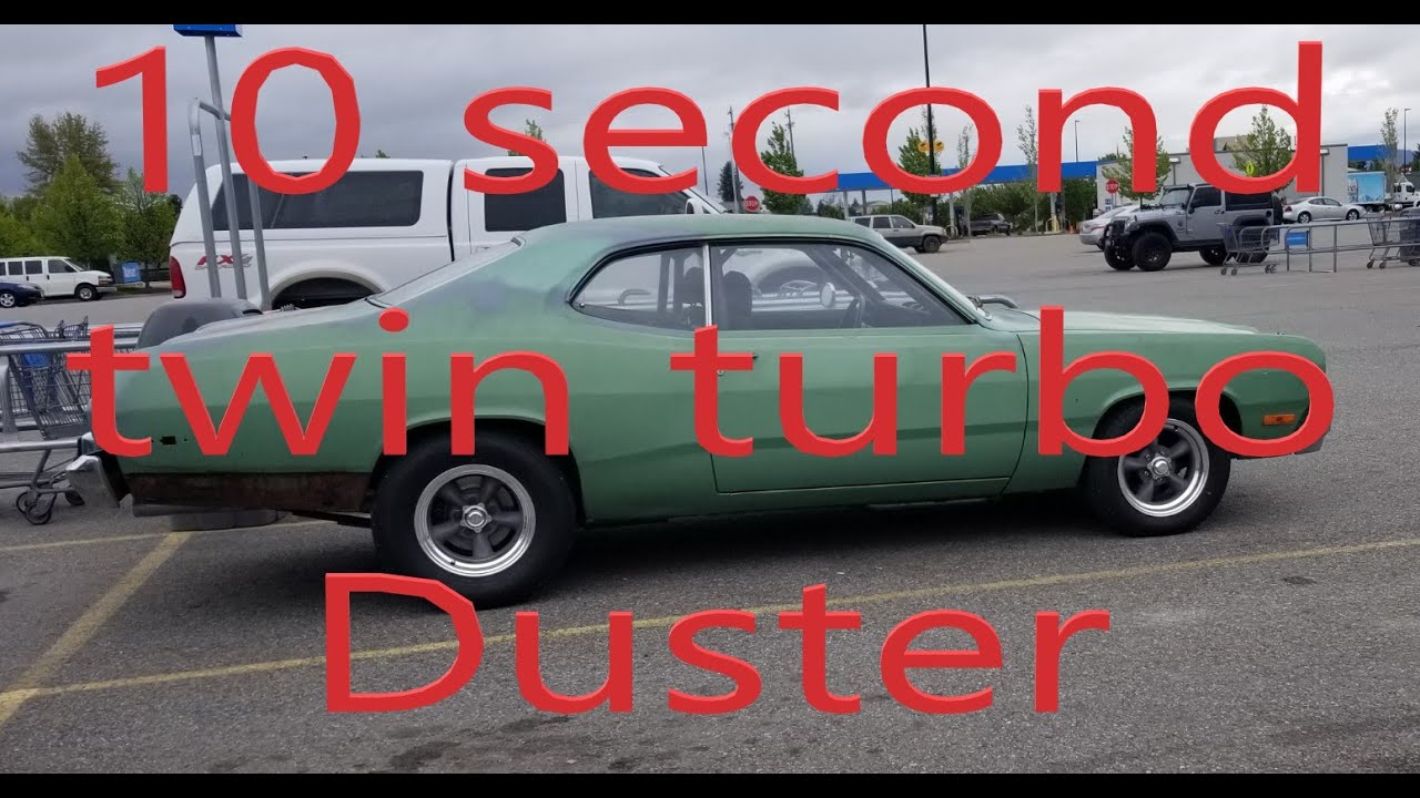 Plymouth duster drag racing. Low 10 second street car.