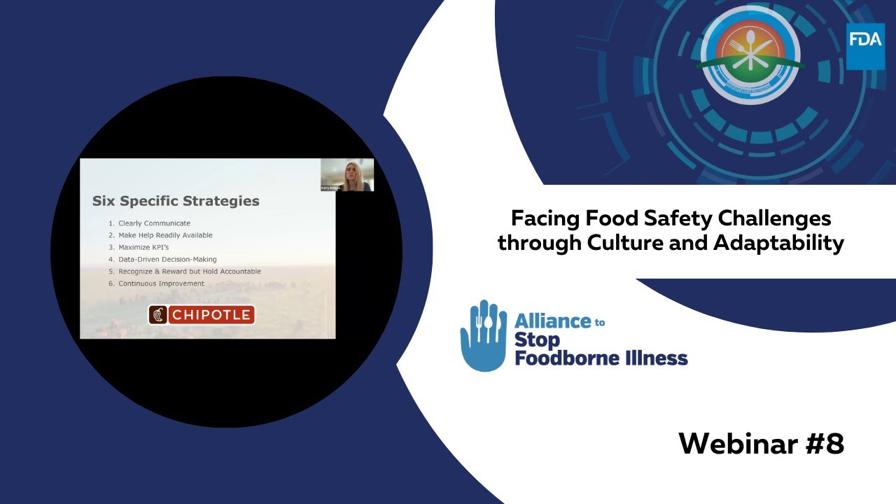 Webinar 8: Facing Food Safety Challenges through Culture and Adaptability