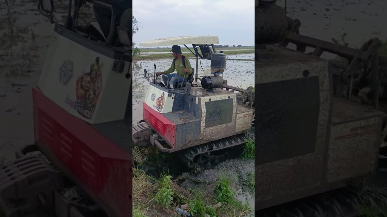 Cara menoperasikan Rotavator!! Hasil olah lahan dengan rotavator🌾 
