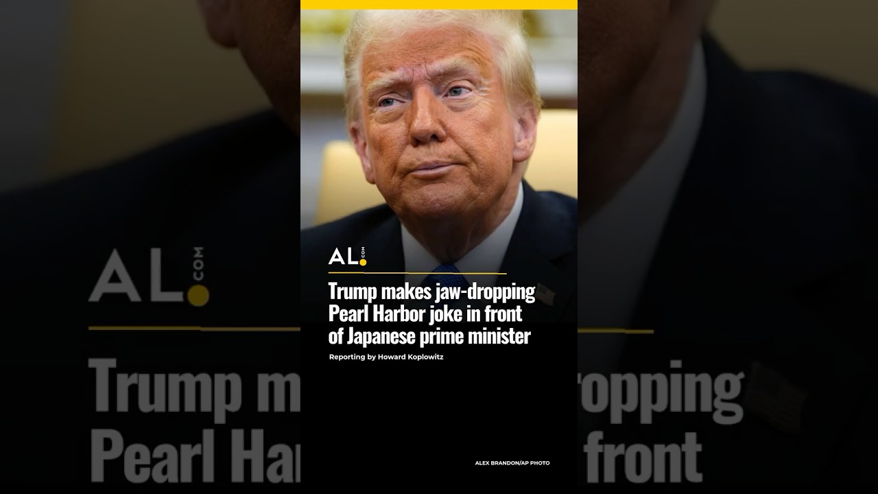 Trump makes Pearl Harbor joke in front of Japanese prime minister