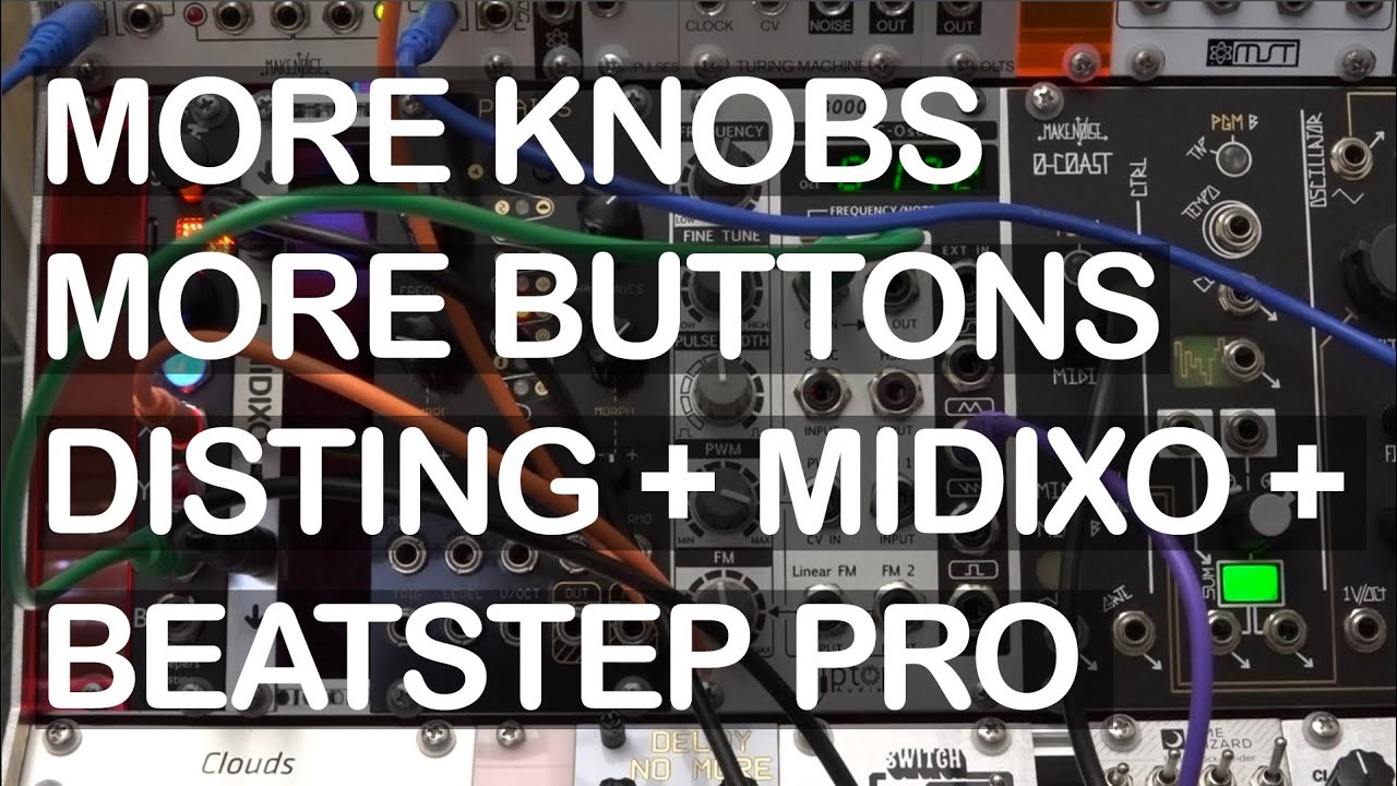 Adding knobs and buttons to disting Mk4 with MIDIXO