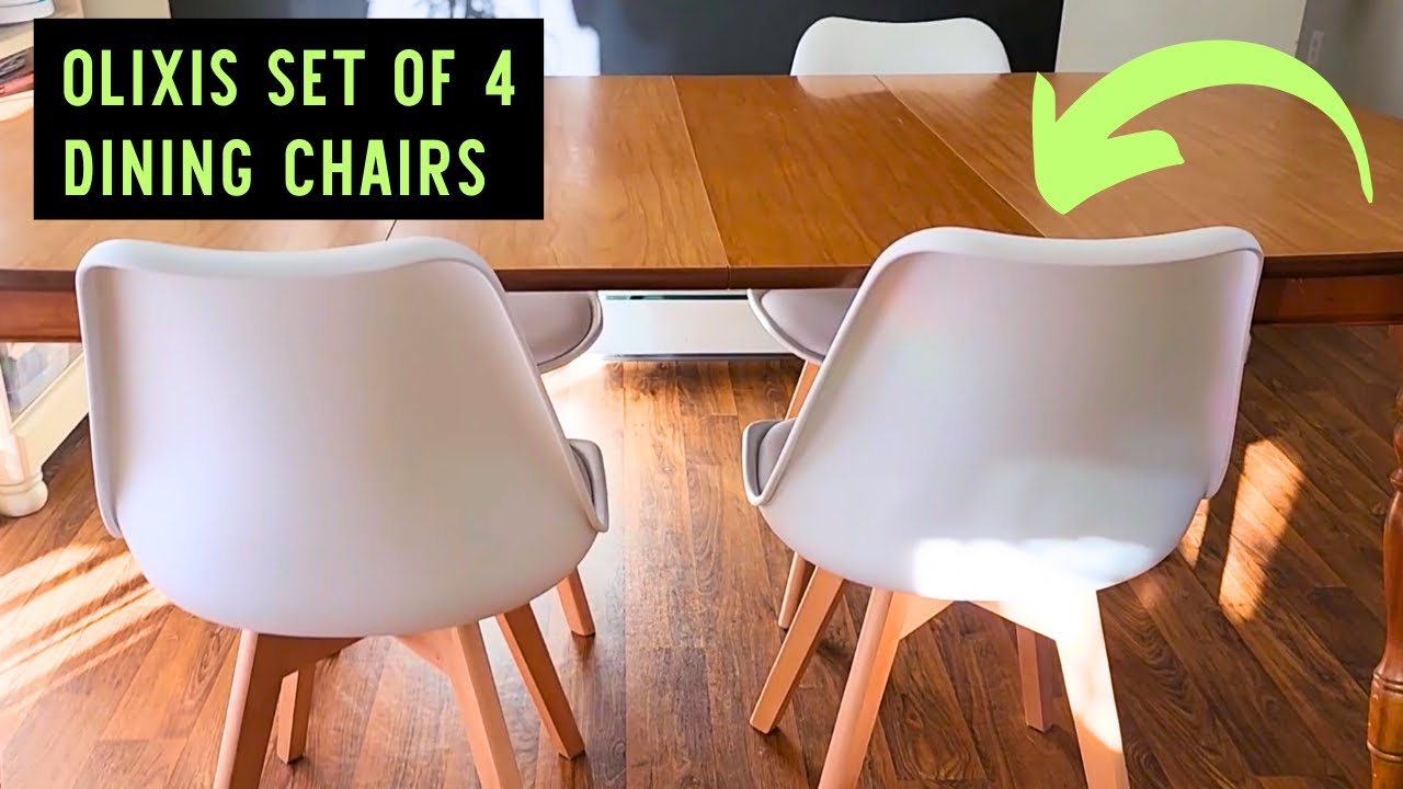 Olixis Mid-Century Modern Dining Chairs are Easy to Clean