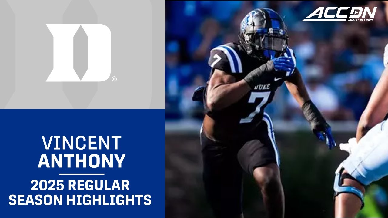Vincent Anthony Jr. 2025 Regular Season Highlights | Duke Edge