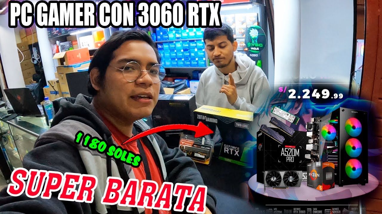 COTIZANDO 3 PC GAMERS CON 3060 EN WILSON || precios mata mercados en 214 store