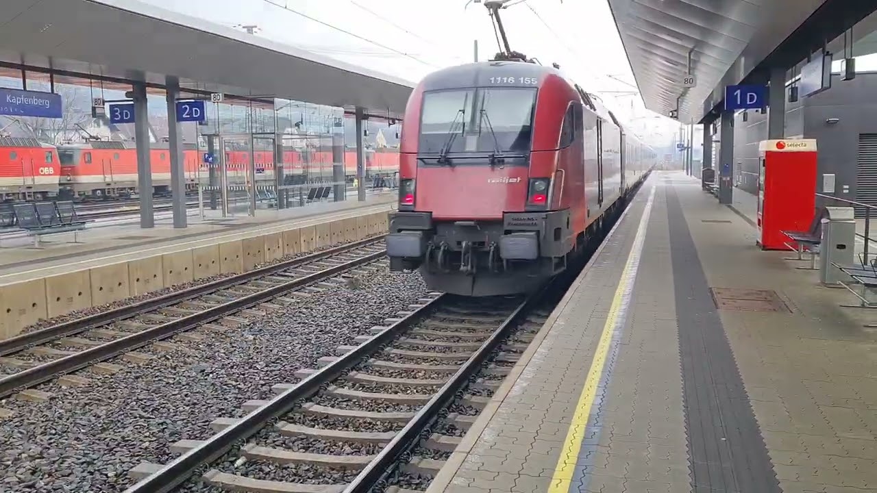 2 Züge in Kapfenberg am 1.Jänner.2024