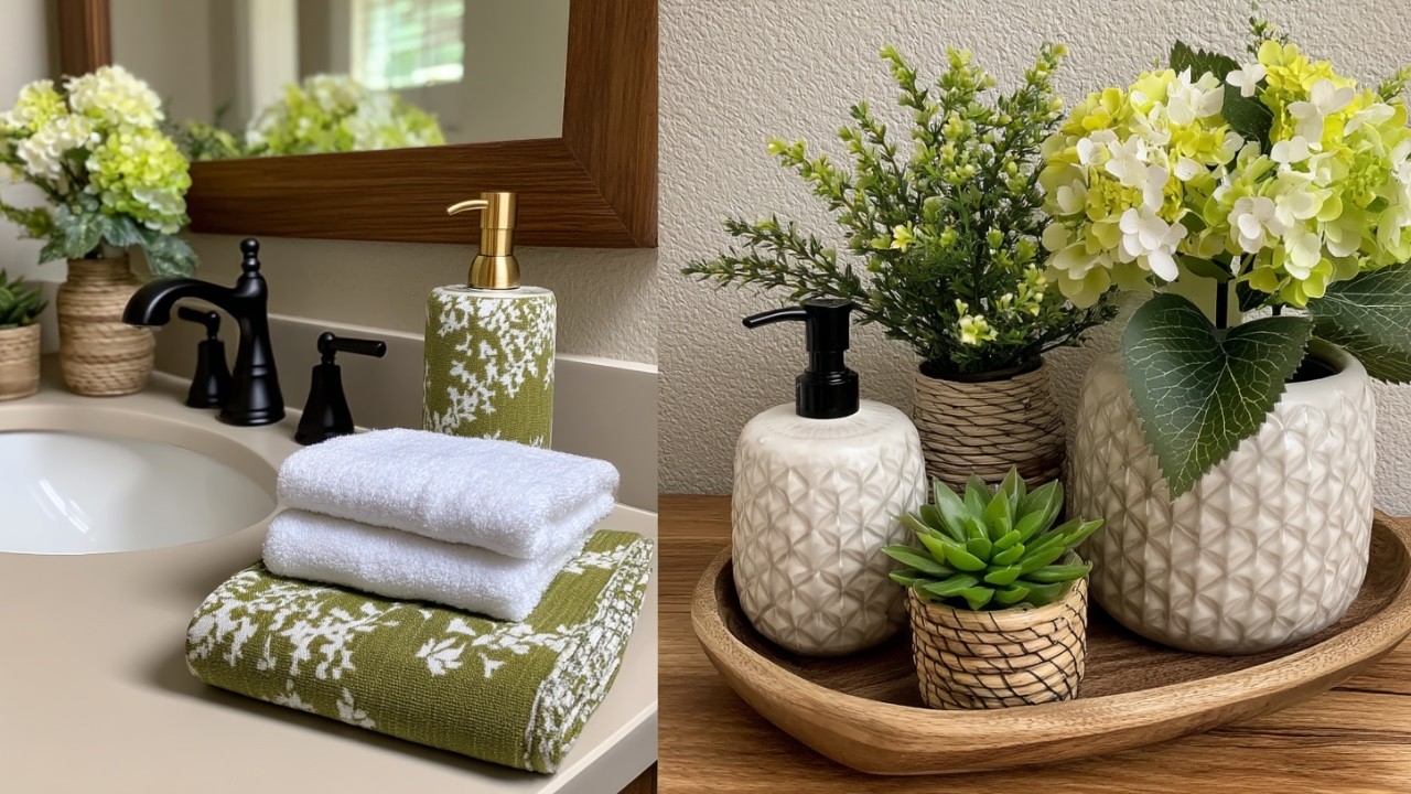 Stunning Green & White Spring Decor Ideas for Farmhouse Homes