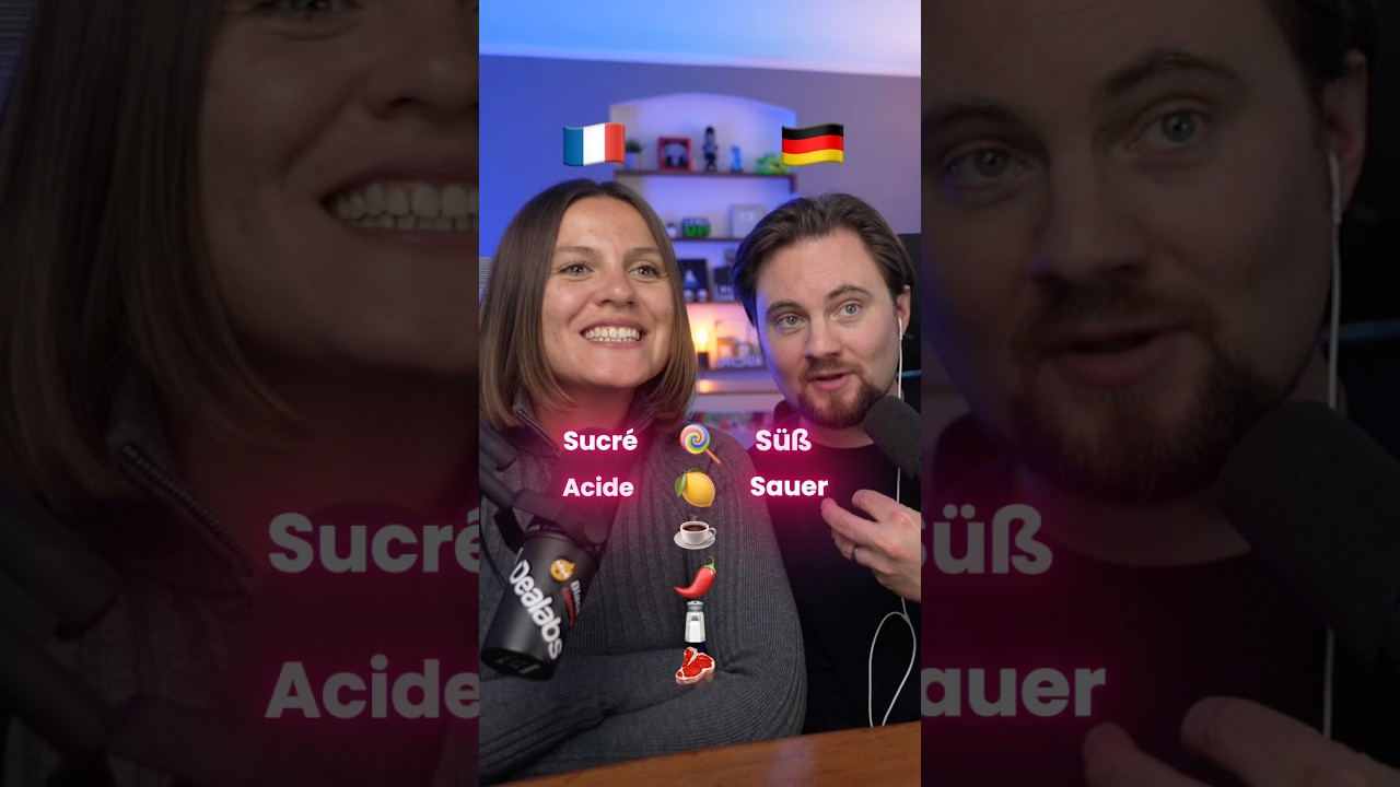 French Girl Learns German Words For Tastes #learngerman #culture #deutschkurs #fyp #shorts #fypシ