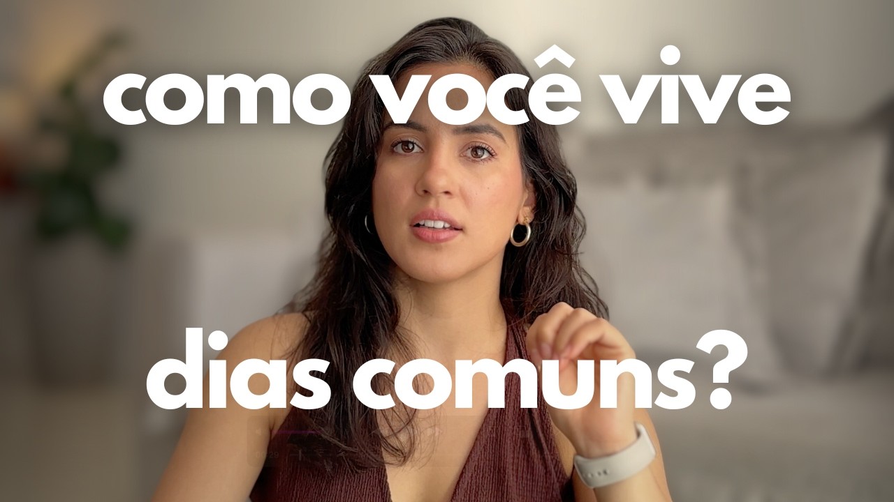 como você gasta seus dias é como você gasta sua vida, chega de fingir que não
