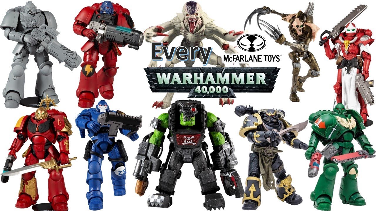 **see newer video** Every Warhammer 40K 40,000 McFarlane Toys Comparison List