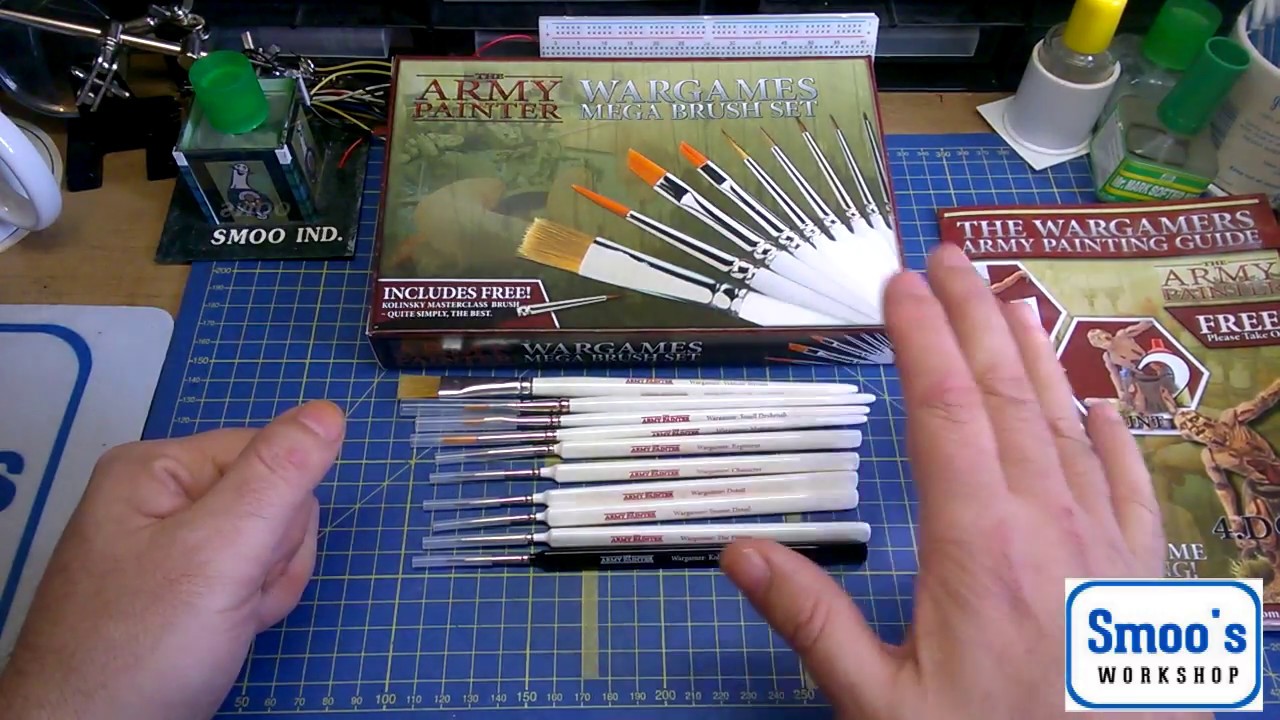 A Product Review - The Army Painter Wargames Megga Brush Set