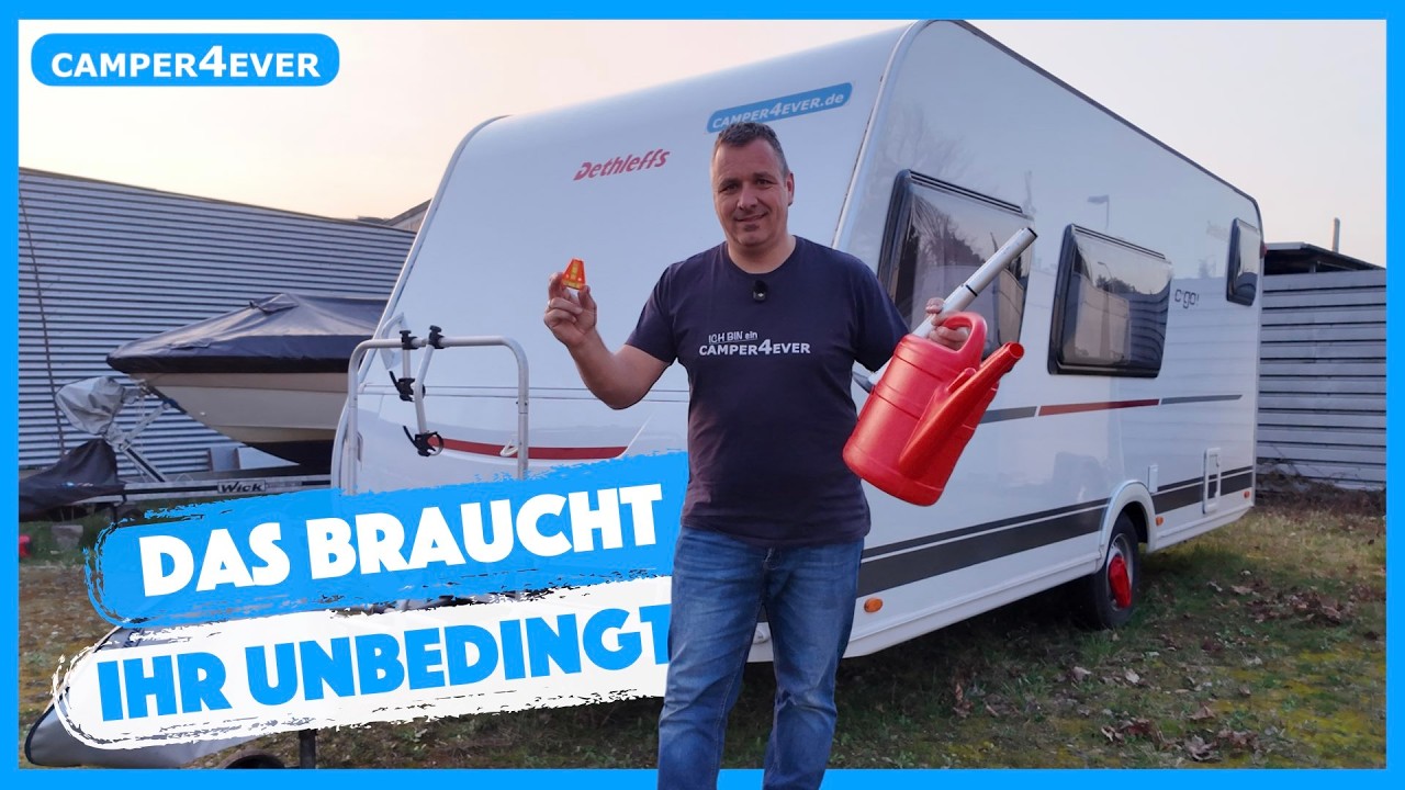die ABSOLUTE Grundausstattung f&uuml;r den Wohnwagen - das brauchst DU zwingend um ihn zu betreiben !!!