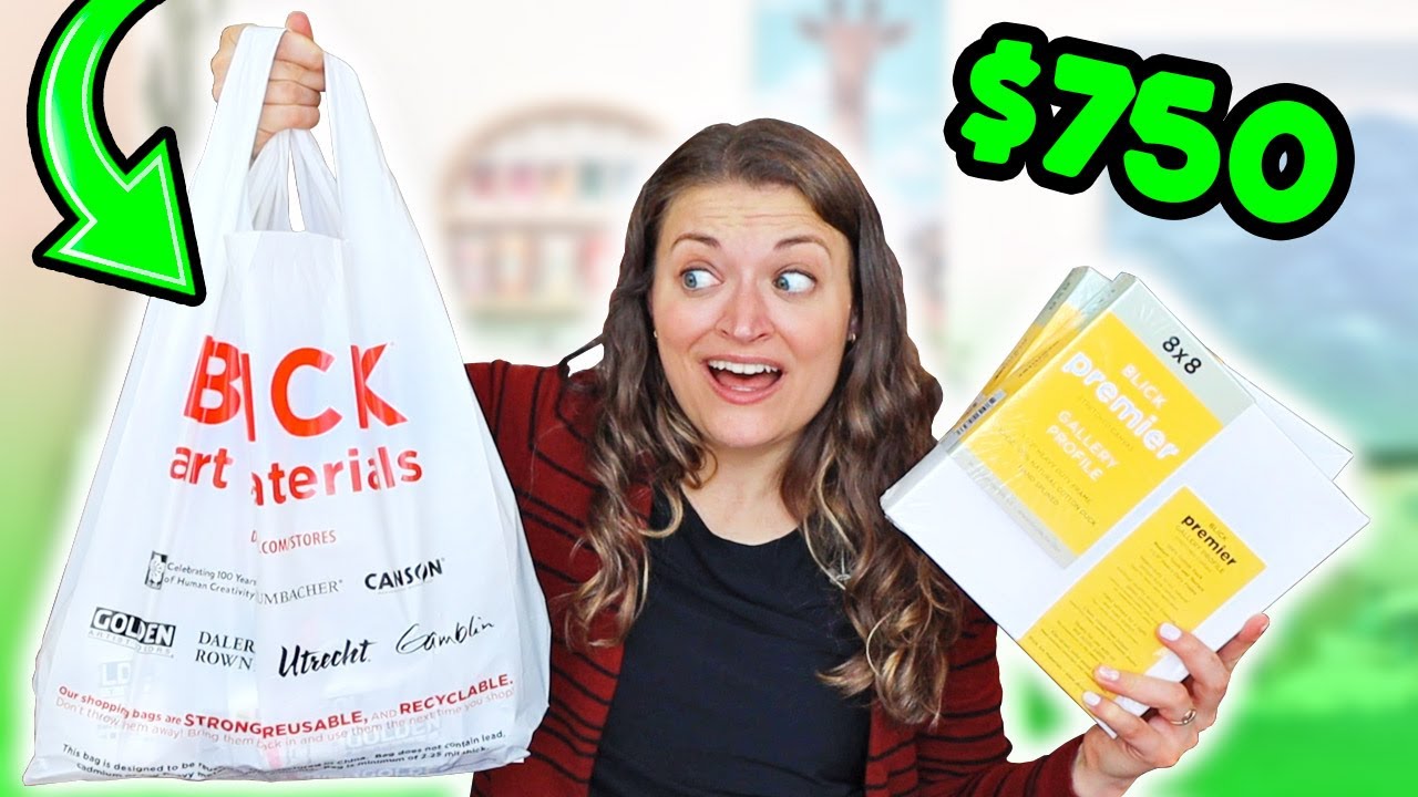 My Most Expensive Art Haul Ever... $750 😳