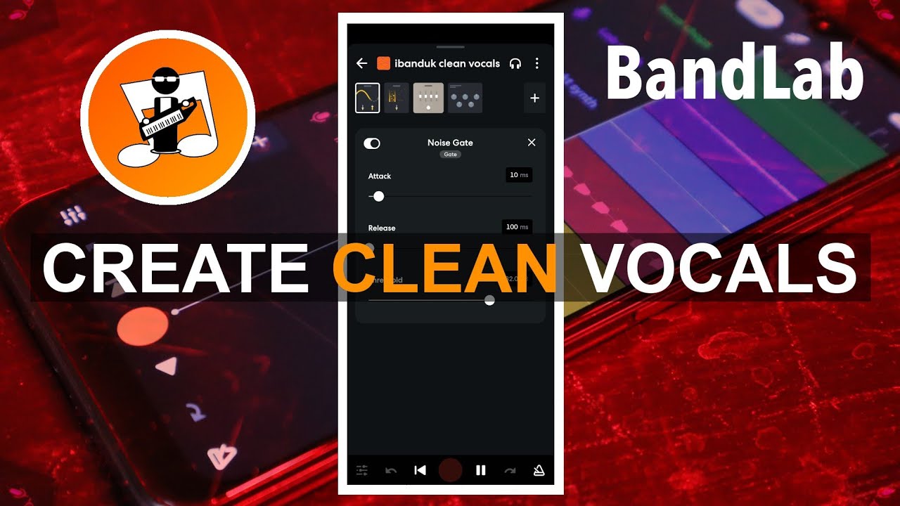 Как получить чистый вокал в Bandlab
