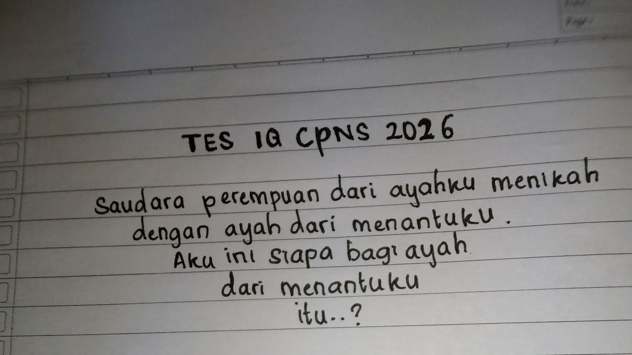TES IQ CPNS 2026