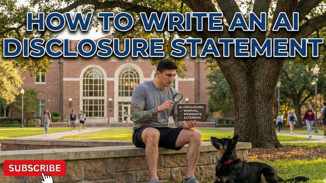 How to Write an AI Disclosure Statement | AI-Powered Research
