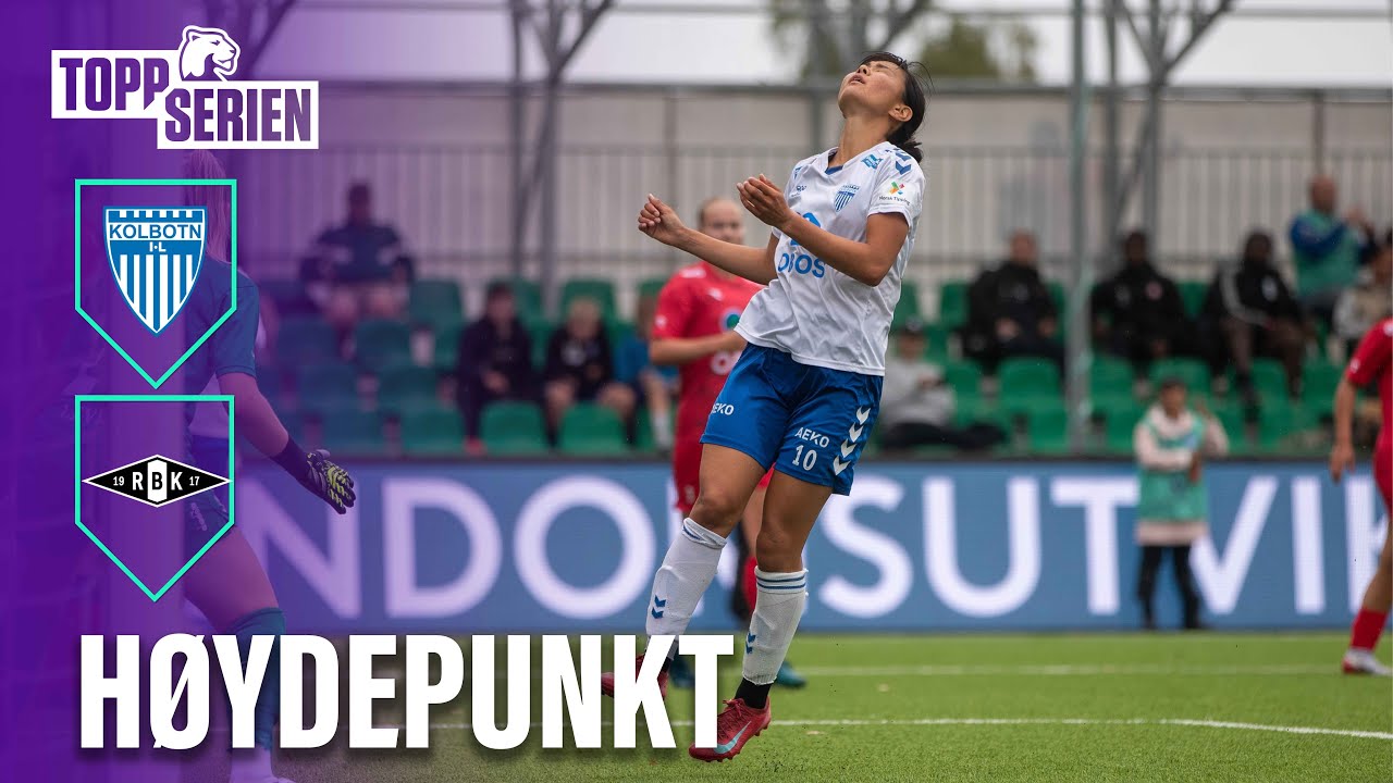 Kolbotn rykket ned etter RBK-fest | Kolbotn v Rosenborg Høydepunkter | Toppserien 2025