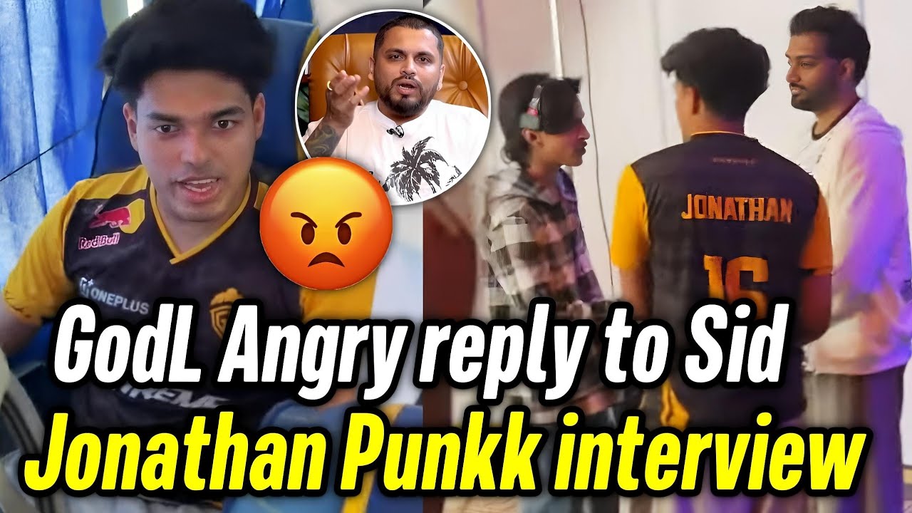 Jonathan Punkk interview in lan 🔥 Godlike angry reply to Sid for Podcast? 🤔