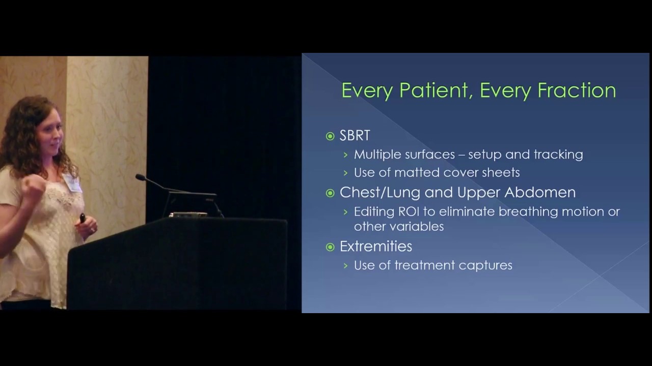 Radiation therapists on Vision RT technology