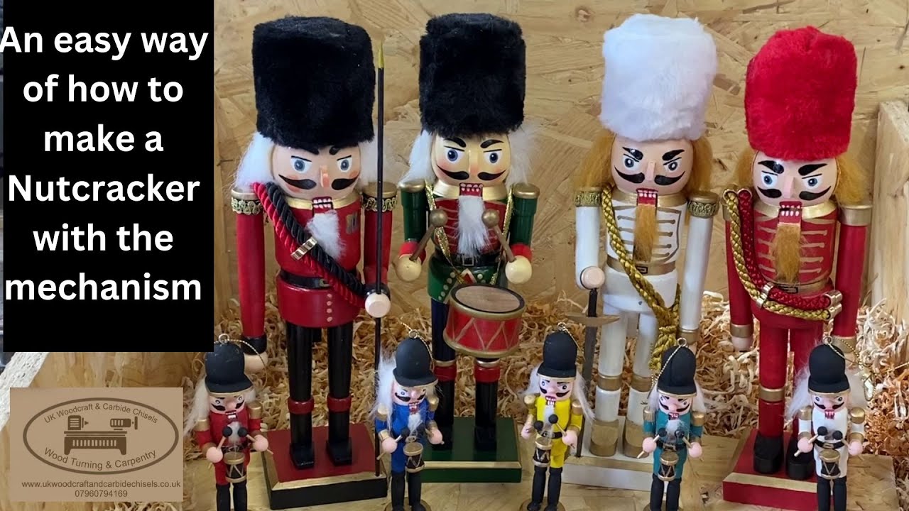 Изготовление рождественского щелкунчика по дереву с использованием твердосплавных стамесок. Часть...