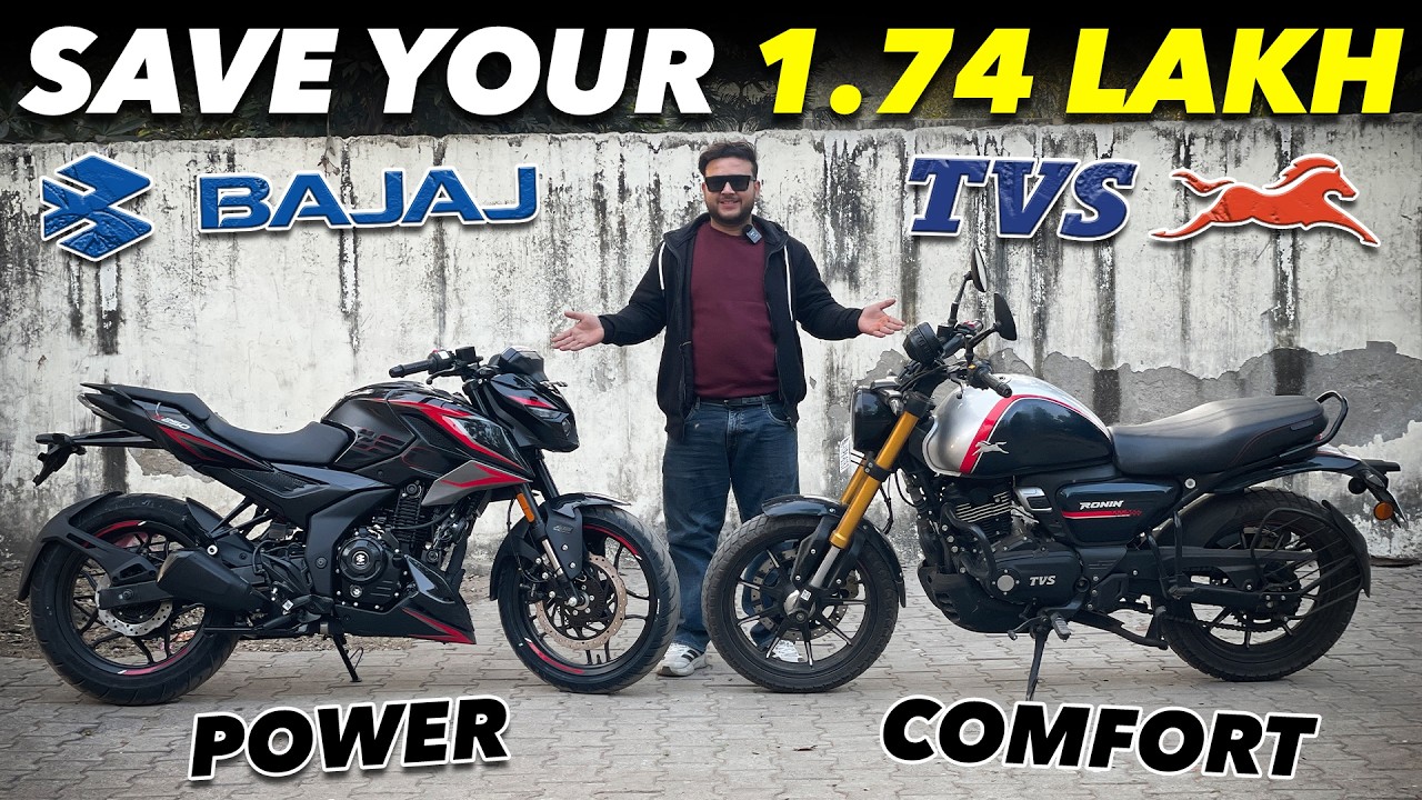 TVS Ronin or Pulsar N250? 🤯 Full Comparison 🏍️ Power, Comfort & Mileage Test 🔥