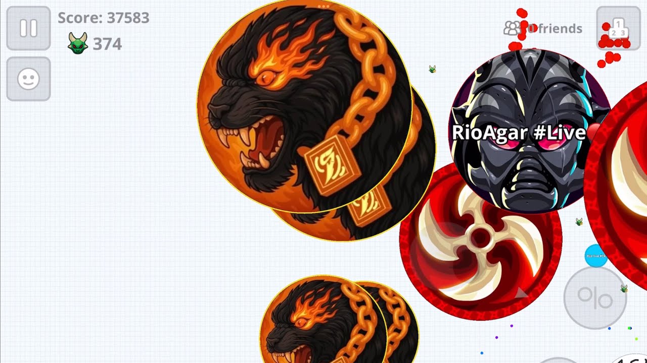 %68.999999 SOLO 😤 (AGARIO MOBILE)