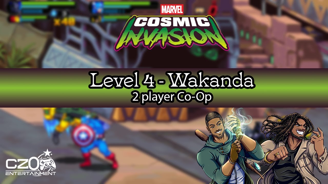 Marvel Cosmic Invasion – Level 4: Wakanda | 2 Player Co-Op (No Commentary | PS5)