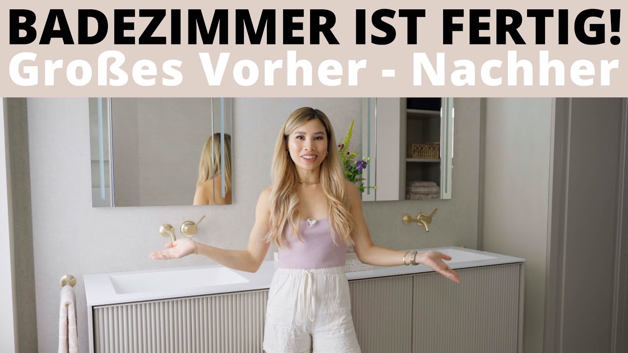 40 Jahre altes Badezimmer renoviert! I Großes Vorher - Nachher! I House to Home by Kisu & Kevin