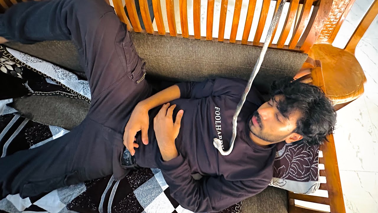 kochu scared🤣 | adipoli snake prank 🐍