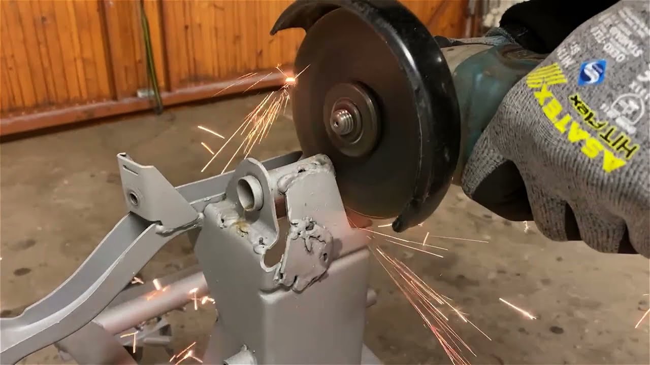 Simson Schwalbe Restauration Teil 2 ( Rahmen Schweißen )