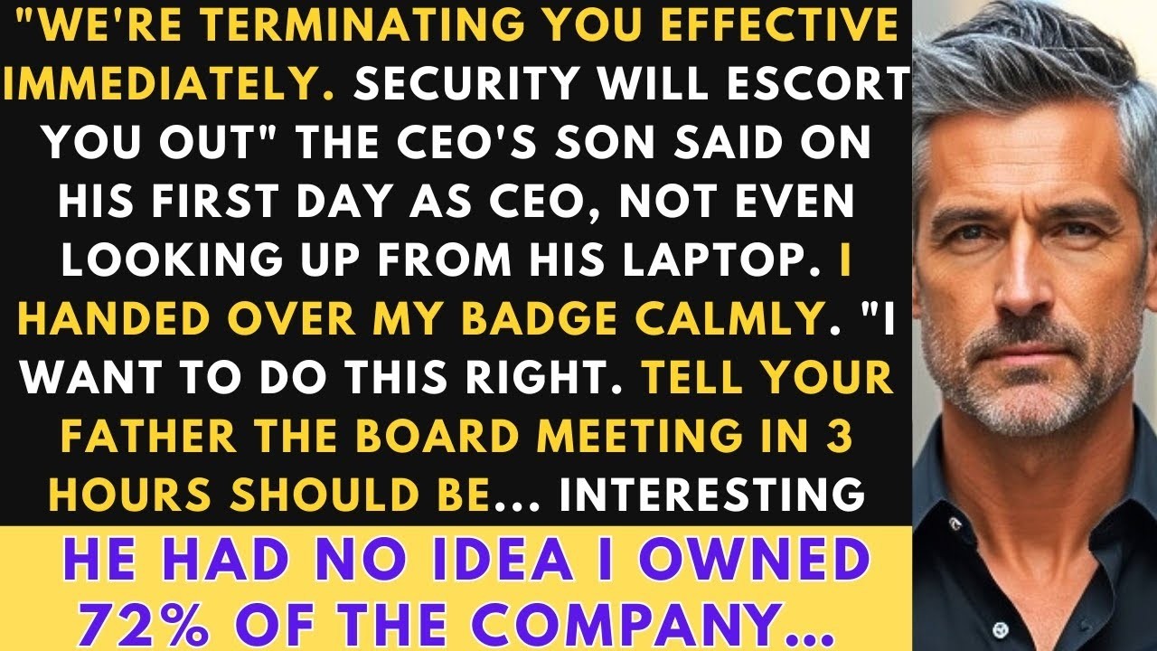 CEO's Son Fired Me Day One, I Actually Owned 72% of His Company   Revenge