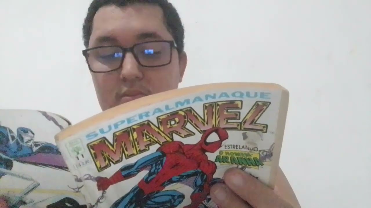 Á minha coleção de manga e homem aranha 