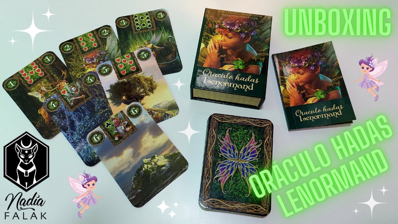 ORÁCULO HADAS LENORMAND 💚 Unboxing y Reseña ✨ Nadia Falak