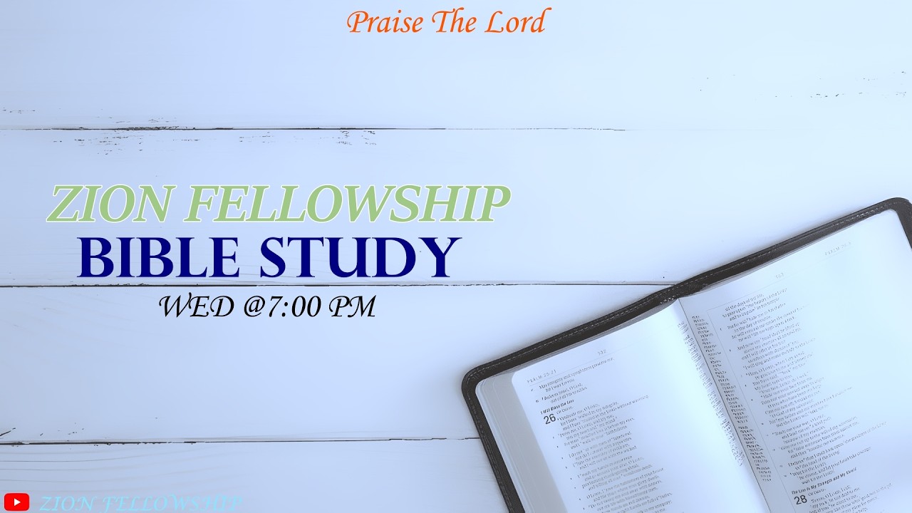 🔴🅻🅸🆅🅴 Worship | BIBLE STUDY | Zion Fellowship | 04.03.26
