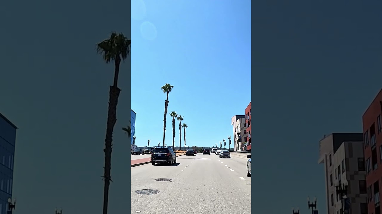 Part 4 Driving in Millbrae, CA. Short. #drivingmusic #drivingvideo #bayarea
