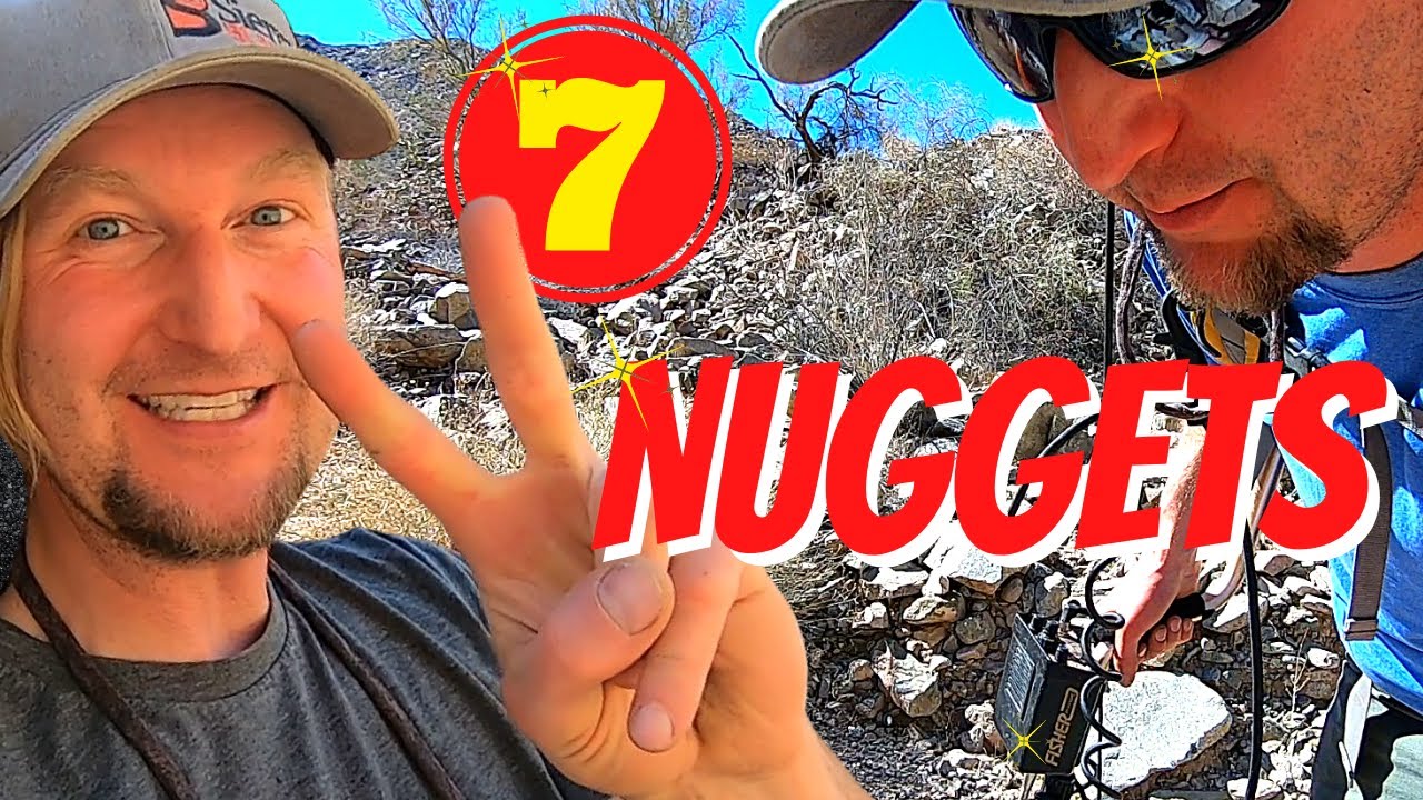 7 GOLD NUGGETS in 1 day METAL DETECTING! Nugget Patch!