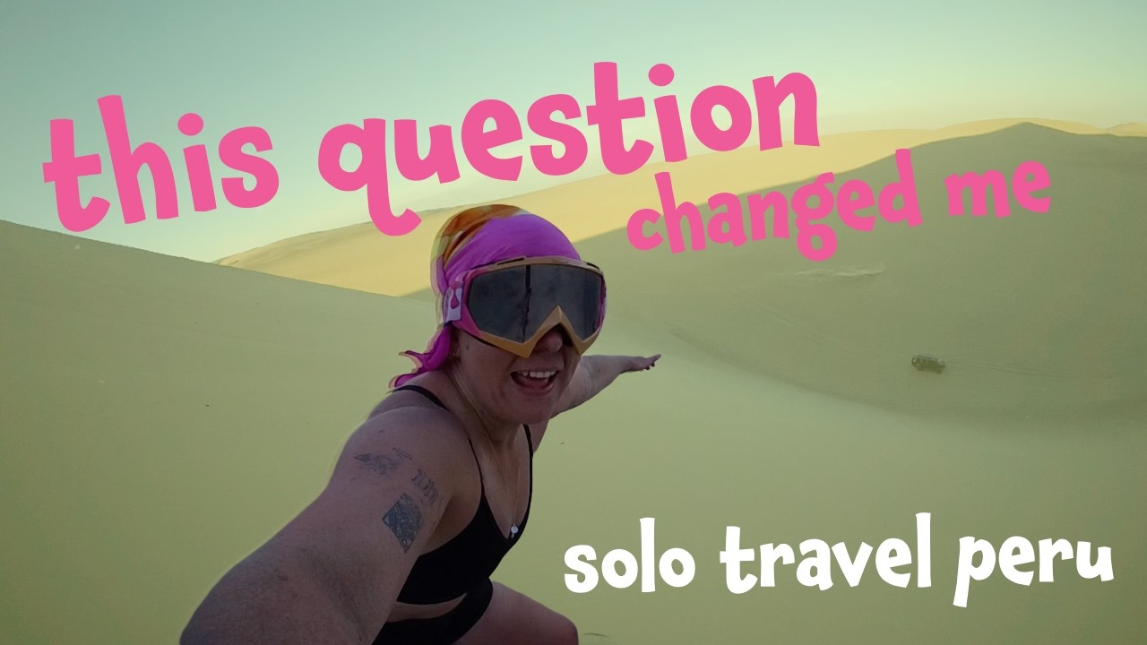 i can't believe he asked me this... HUACACHINA PERU