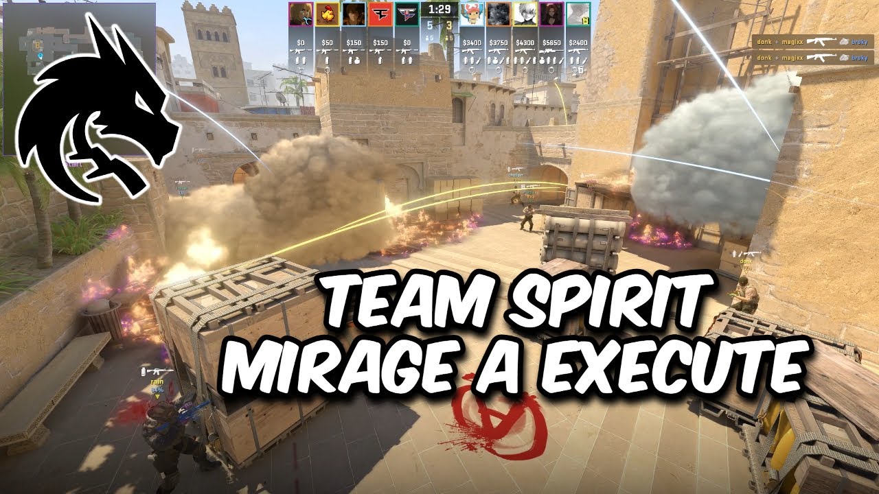 Team Spirit доминировал над FaZe с помощью этой тактики Mirage — PRO CS2 Breakdown