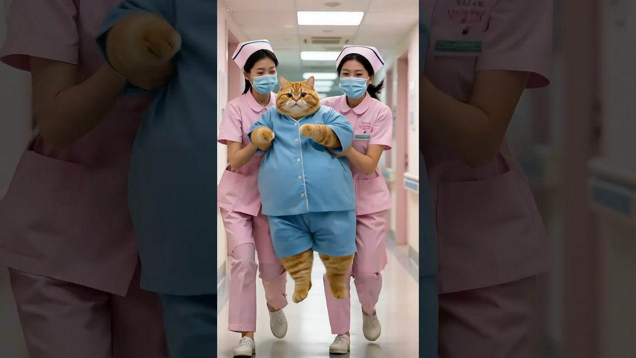 A series of strange things happened to me in the hospital today #shortstory#cat #funny