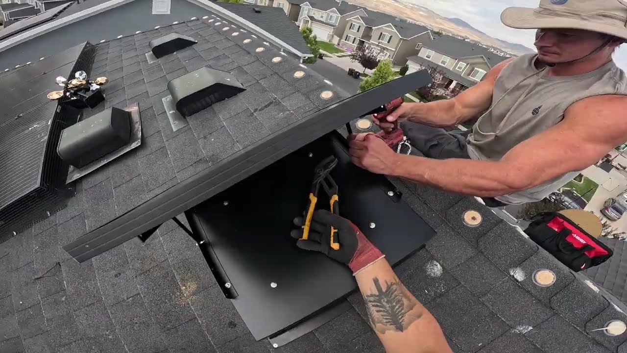 Solar Attic Fan Installation