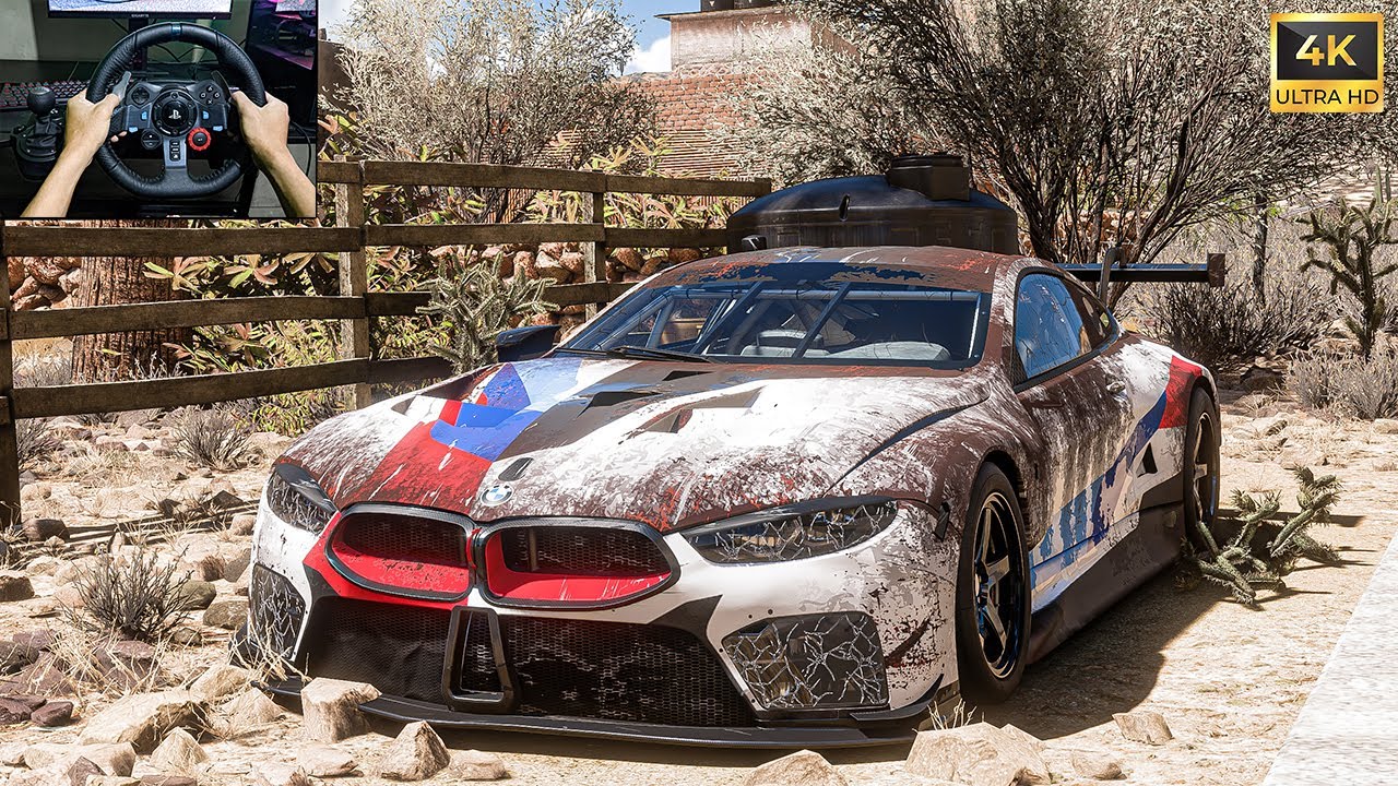 Rebuilding BMW M8 GTE - Forza Horizon 5 | Logitech G29 Stering Wheel Gameplay