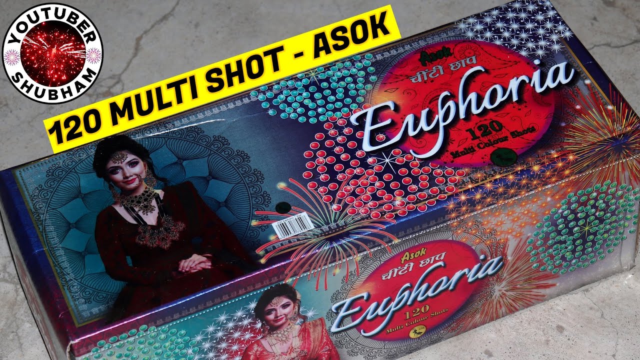 EUPHORIA 120 Multi Color Shot Asok Fireworks - Repeater Cake testing for Diwali 2023