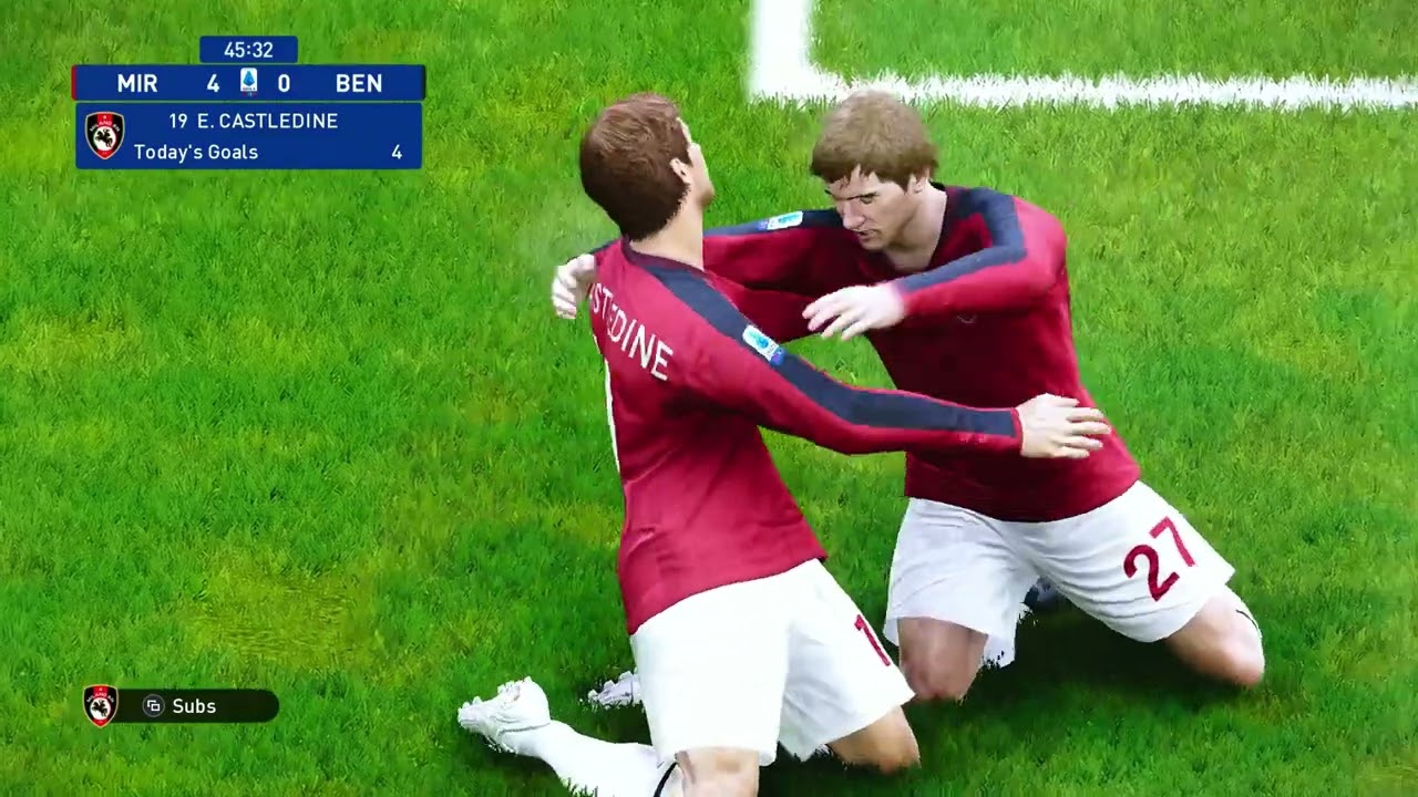 Gol Spektakuler AC Milan vs Benevento – Master Liga PES 2021