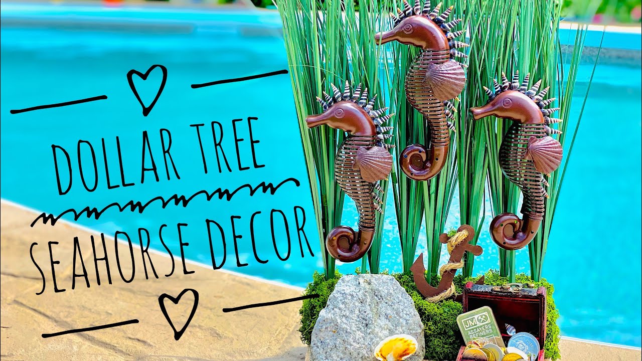 Dollar Tree 🌳 Seahorse Decor